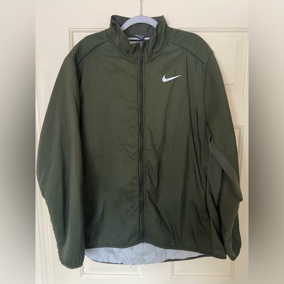 Nike Other - Nike Mens AeroLayer Insulated Running Jacket Size XXL BV4874-355 Sequoia Green